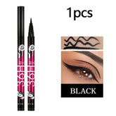Ultra-Black Waterproof Tattoo Eyeliner Pen - Long-Lasting, Quick-Drying Eye Makeup for Bold Styles - 1Pcs